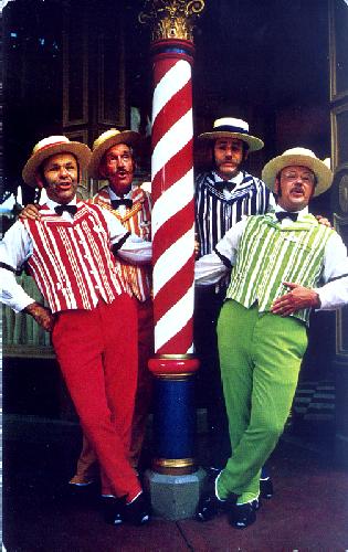 01110219 THE DAPPER DANS 
left to right
Dick Kneeland
Bub Thomas
Jerry Siggins
Bob Mathis