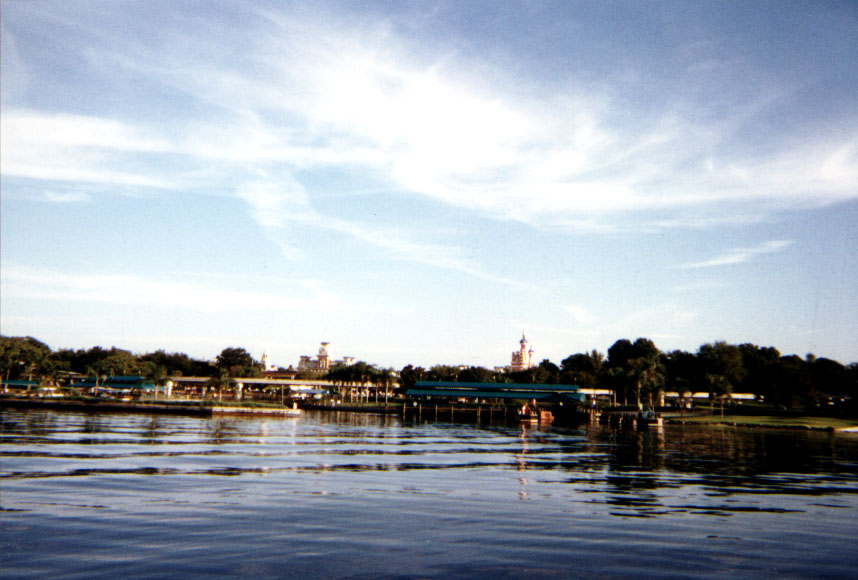 MAGIC KINGDOM AHEAD! (from the ferry)