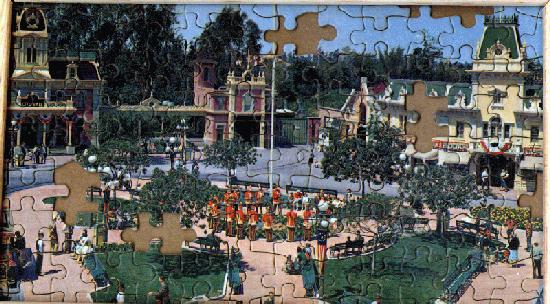 I made the frame for
 this puzzle myself since it was an odd size